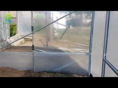 Single Layer Plastic Film Tunnel Greenhouse For Agriculture