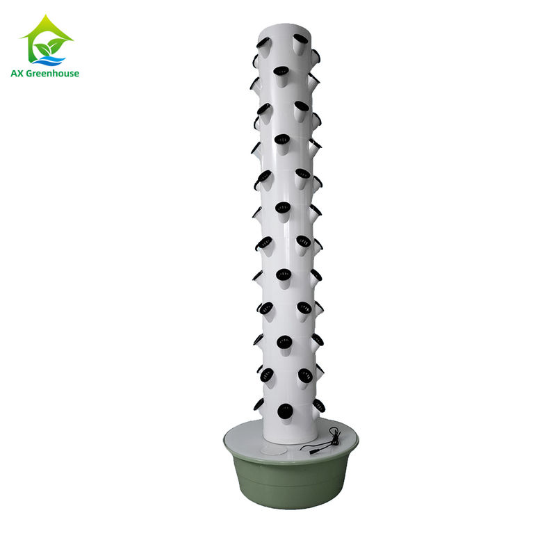 Vertical 5 Holes Each Layer Custom Multi-layer Petal Hydroponic Tower for Lettuce