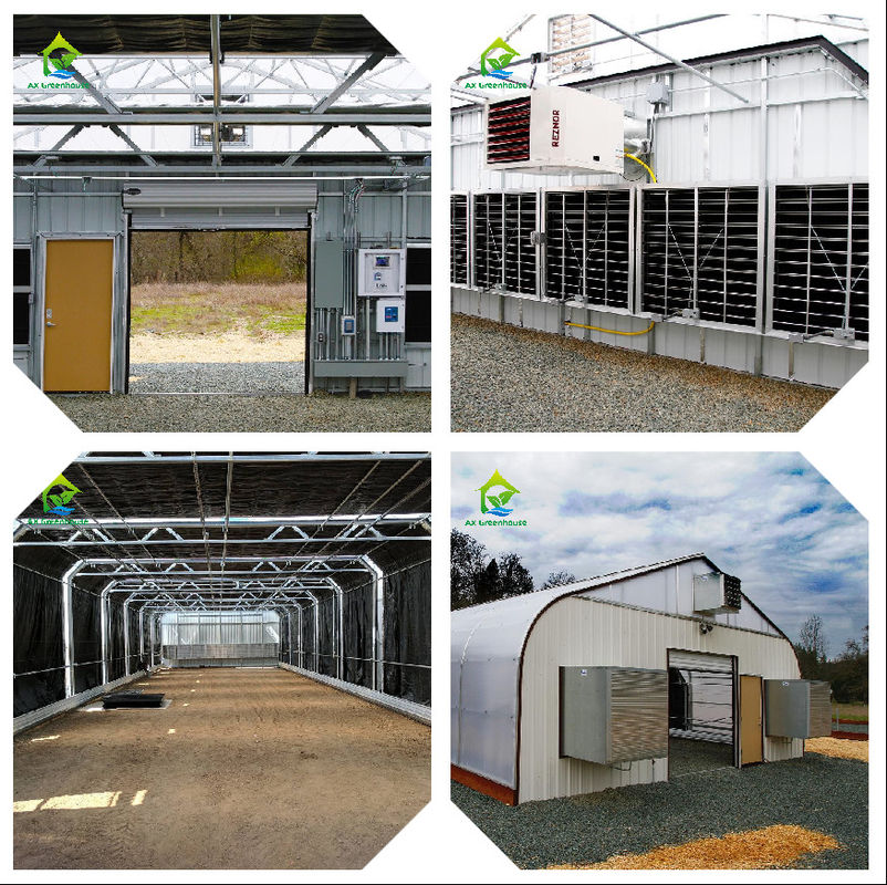 최적의 기후 조절을 위해 AC220V 전력과 0~50000ppm CO2 농도 미터와 함께 지능형 온실 모니터링 시스템