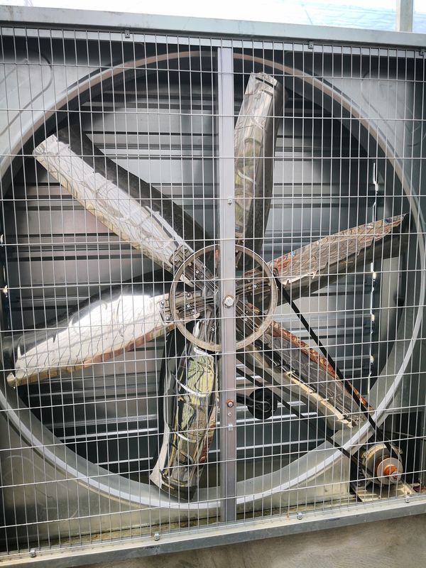 산업용 알루미늄 온실 배기가스 팬 습한 증발 냉각에 대한 부식 저항성